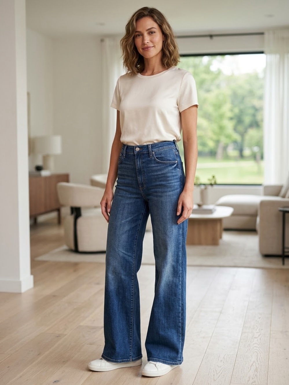 MOTHER The Hustler Roller Heel Blue Jeans Size 30